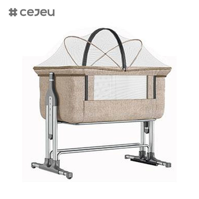 CJ-CH-122 de metal moderno polivalente plegable cuna de bebé cuna de niños cuna de la cama cuna bebé junto a dormir
