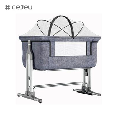 CJ-CH-122 de metal moderno polivalente plegable cuna de bebé cuna de niños cuna de la cama cuna bebé junto a dormir
