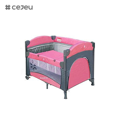 CJ-H31 Venta al por mayor Nidos de alta calidad Niño recién nacido Nido de bebé portátil cuna lavable cama de viaje, con gris, rojo, azul, rosa