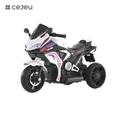 Motocicleta eléctrica para niños personalizable niño triciclo recargable bebé puede montar coche de juguete gran coche de batería de doble tracción