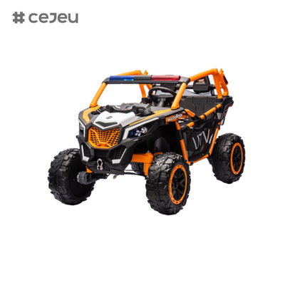 24V 12V 4WD Niños UTV eléctrico Off-Road Ride En el coche de juguete Con 2.4G RC Acero carbono Marco de alta resistencia de cuatro ruedas de choque