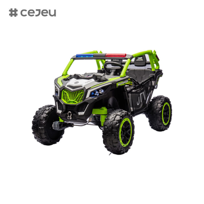 24V 12V 4WD Niños UTV eléctrico Off-Road Ride En el coche de juguete Con 2.4G RC Acero carbono Marco de alta resistencia de cuatro ruedas de choque