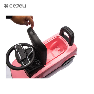 CJ-HZ640 2024 NUEVO LICENCIADO Pie al piso Niño paseo en coche, Bebé Motor de sonido Almacenamiento de sonido debajo del asiento, para niños Buen regalo