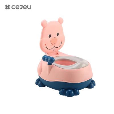 CJ-NT-106 Bebé Potty Entrenamiento Asiento de aseo Confortable respaldo de espalda Cartoons Potes portátiles Bebé Pot para niños Potty Toilet Bedpan