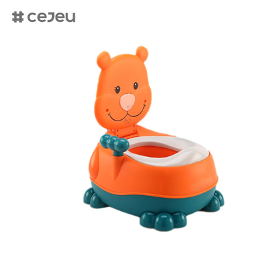 CJ-NT-106 Bebé Potty Entrenamiento Asiento de aseo Confortable respaldo de espalda Cartoons Potes portátiles Bebé Pot para niños Potty Toilet Bedpan