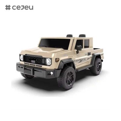 CJ-TTXB-HZBB-985 2025 Nuevo camión eléctrico 4WD Niños montado en 4x4 ruedas 3-8 años 2 asientos RC todoterreno con batería