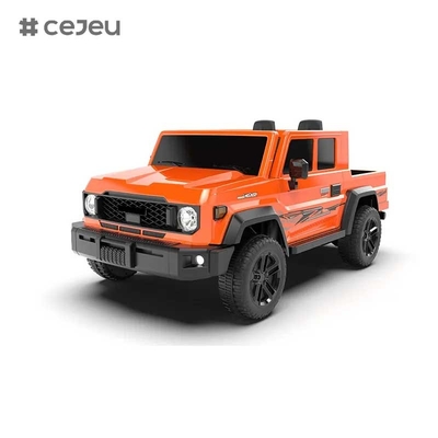 CJ-TTXB-HZBB-985 2025 Nuevo camión eléctrico 4WD Niños montado en 4x4 ruedas 3-8 años 2 asientos RC todoterreno con batería