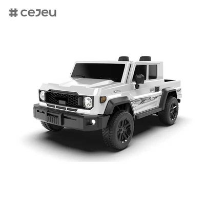 CJ-TTXB-HZBB-985 2025 Nuevo camión eléctrico 4WD Niños montado en 4x4 ruedas 3-8 años 2 asientos RC todoterreno con batería