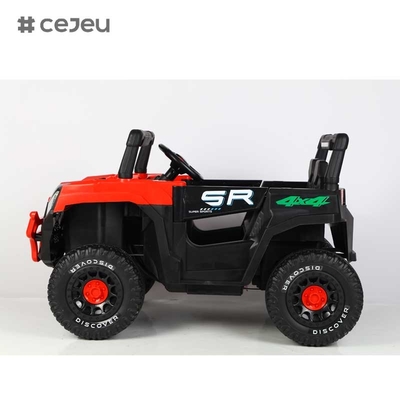 CJ-HLF-BJQ-699 eléctrico 12V y 24V coche de juguete para niños unisex playa fuera de carretera rueda de potencia control remoto UTV niños