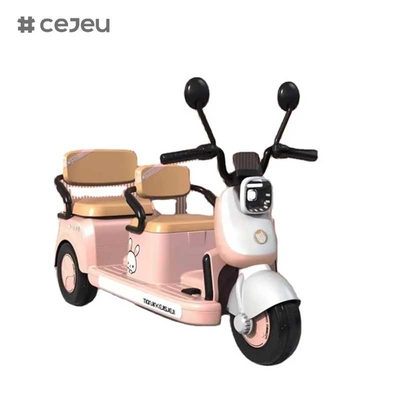 CJ-ML-002 Fabricación Niños Notor Bicicleta con dos asientos Motor de batería para niños montar