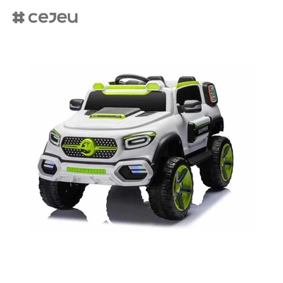 CJ-SYB-G65 Mayorista Unisex de 4 ruedas eléctricas para viajar en el juguete Carro mayorista de color rojo blanco esquema de colores luces musicales automáticas