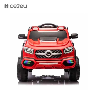 CJ-SYB-G65 Mayorista Unisex de 4 ruedas eléctricas para viajar en el juguete Carro mayorista de color rojo blanco esquema de colores luces musicales automáticas