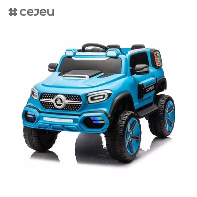 CJ-SYB-G65 Mayorista Unisex de 4 ruedas eléctricas para viajar en el juguete Carro mayorista de color rojo blanco esquema de colores luces musicales automáticas