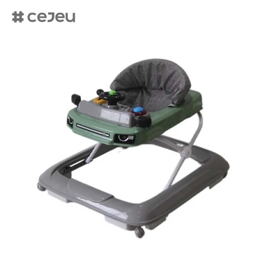 CJ-XTD-401,2025 Nuevo modelo de andador para bebés de plástico 3 en 1 con niveles ajustables para niños que aprenden y caminan Estándar europeo