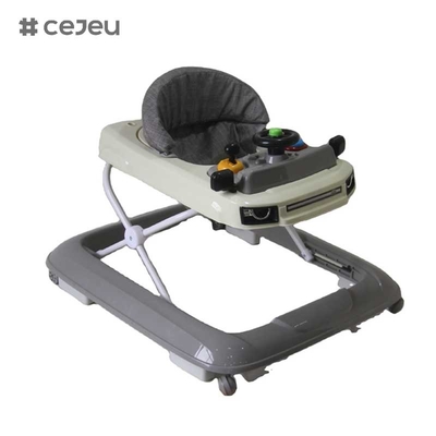 CJ-XTD-401,2025 Nuevo modelo de andador para bebés de plástico 3 en 1 con niveles ajustables para niños que aprenden y caminan Estándar europeo