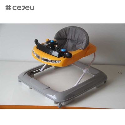 CJ-XTD-601 3 en 1 multifuncional Baby Push Walker con música luz marco de plástico juguetes de aprendizaje para niños nuevo regalo para bebés