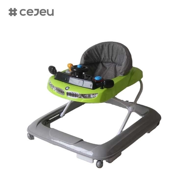 CJ-XTD-601 3 en 1 multifuncional Baby Push Walker con música luz marco de plástico juguetes de aprendizaje para niños nuevo regalo para bebés
