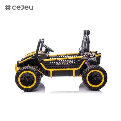 CJ-HC-605 Nueva batería de 12v paseo al aire libre en el vehículo de juguete Batería de automóvil de 2 asientos Niños paseo eléctrico en el coche para niños para conducir