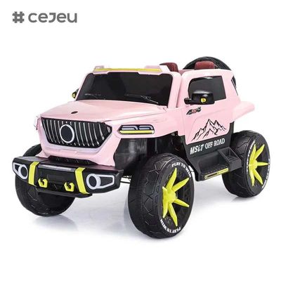 CJ-SF-5688 Nuevo Gran Tamaño 12V7Ah Gran Tamaño Cuatro Motor Drive Niños Coche eléctrico/Color rosa Dos velocidades Niños Conducir en un coche todoterreno durante 5-12 años