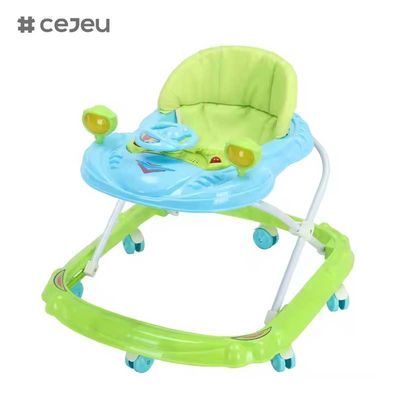 CJ-BLM-314 Baby Walker Multifuncional Anti-O-pierna Anti-revolución Plegable de 6 a 18 meses de edad