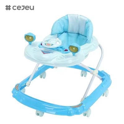 CJ-BLM-314 Baby Walker Multifuncional Anti-O-pierna Anti-revolución Plegable de 6 a 18 meses de edad