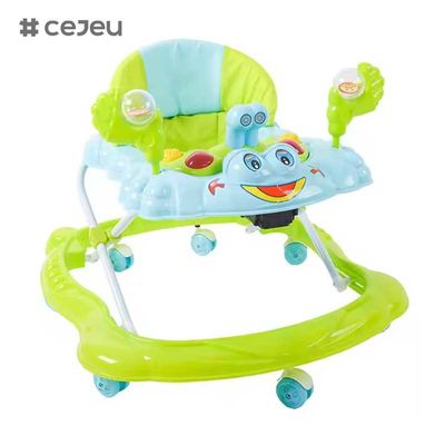 CJ-BLM-903 2022 Smart Light Musical Baby Walker Chair Actividad plástica infantil Comida y alimentación Caminante con silla de ruedas y juguetes