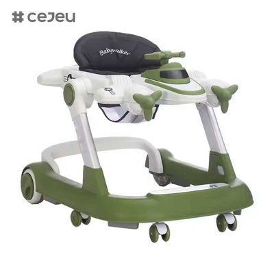 CJ-MLT-611El diseño más reciente Barato Baby Walker Aprendiendo a caminar/ Baby Walker con música y juguetes/ Modelo redondo Plegable Baby Walker