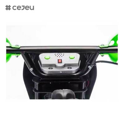 CJ-XB-8015 Motocicleta eléctrica de 12 V con batería para niños de 3 a 8 años con ruedas de entrenamiento Cuerno y sonido de arranque Certificado EN71