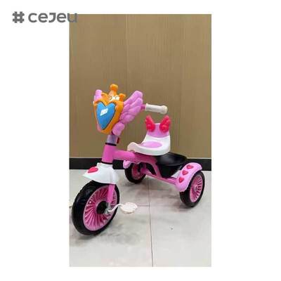 CJ-QK-703 Triciclo Andador de Plástico para Bebés y Niños de 2 a 4 Años para Jardín de Infancia