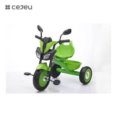 CJ-BMQ-6288 Triciclo de pedales para niños Diseño frontal elegante Equipado con música y luces Nuevo modelo de triciclo para niños