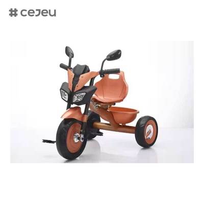 CJ-BMQ-6288 Triciclo de pedales para niños Diseño frontal elegante Equipado con música y luces Nuevo modelo de triciclo para niños