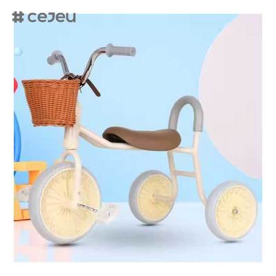 CJ-BY-02 Triciclo Infantil Caliente Bicicleta Triciclo Infantil Cochecito Anti-vuelco Pedal con Triciclo de Pedal Vibratorio