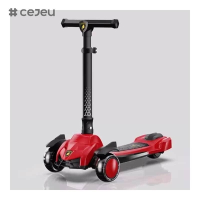 CJ-HLW-101 Patinete para niños, Patinete para niños, Niños y niñas de 1 a 3 a 6 años, yo yo 3 en 1, Patinete plegable