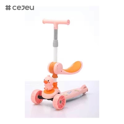 Triciclos 4 en 1 para niños CJ-YCJ-LKB-801, vehículos con pedales para niños de 1 a 4 años, correpasillos, deslizadores, juguetes para montar, bicicleta de equilibrio, andador para bebés, cochecito