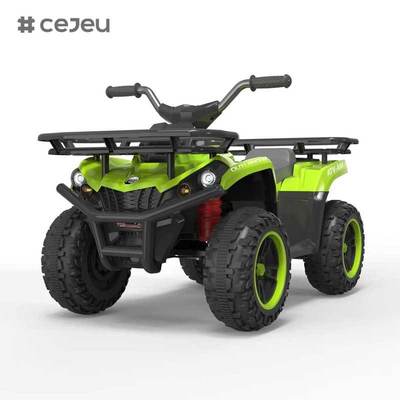 CJ-HZB-9520 Coche eléctrico para niños 2025 Coche eléctrico para niños con reproductor de música y control remoto UTV para niños Nuevo todoterreno eléctrico de cuatro ruedas con batería para niños Motocicleta de playa para niños de 6 a 12 años Off-Road Plasti