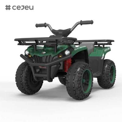 CJ-HZB-9520 Coche eléctrico para niños 2025 Coche eléctrico para niños con reproductor de música y control remoto UTV para niños Nuevo todoterreno eléctrico de cuatro ruedas con batería para niños Motocicleta de playa para niños de 6 a 12 años Off-Road Plasti