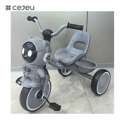 CJ-BDW-607  Venta caliente 2025 Triciclo personalizado para niños pequeños Juguetes musicales de 3 ruedas para montar en coche para niños de 2 a 4 años Venta al por mayor Triciclos para niños