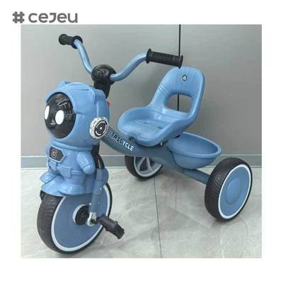 CJ-BDW-607  Venta caliente 2025 Triciclo personalizado para niños pequeños Juguetes musicales de 3 ruedas para montar en coche para niños de 2 a 4 años Venta al por mayor Triciclos para niños