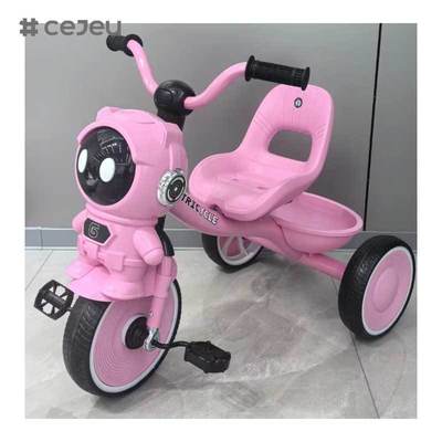 CJ-BDW-607  Venta caliente 2025 Triciclo personalizado para niños pequeños Juguetes musicales de 3 ruedas para montar en coche para niños de 2 a 4 años Venta al por mayor Triciclos para niños