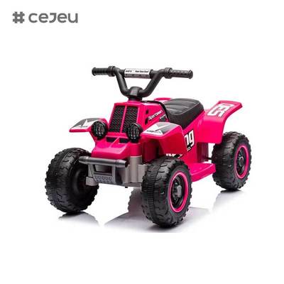 CJ-JS-511 Coche Eléctrico ATV para Niños - Coche Eléctrico para Niños con Control Remoto y Luz para Niños y Niñas