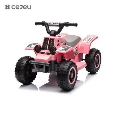 CJ-JS-511 Coche Eléctrico ATV para Niños - Coche Eléctrico para Niños con Control Remoto y Luz para Niños y Niñas