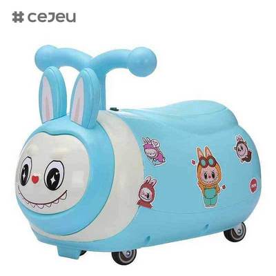 CJ-SL-616 Juguete de coche eléctrico de paseo en interiores para niños Volante de plástico Coches columpiantes con función deslizante