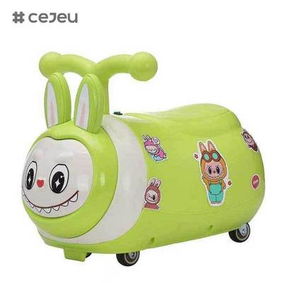 CJ-SL-616 Juguete de coche eléctrico de paseo en interiores para niños Volante de plástico Coches columpiantes con función deslizante