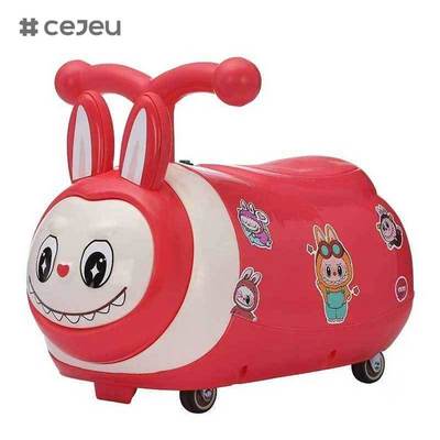 CJ-SL-616 Juguete de coche eléctrico de paseo en interiores para niños Volante de plástico Coches columpiantes con función deslizante