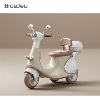 CJ-YL-AKM-985 Nuevo Modelo 2025 Niños Unisex Motocicleta eléctrica de 3 ruedas Juguete de paseo con batería Ruedas pequeñas de 3 a 8 años