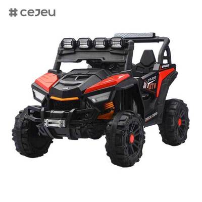 CJ-JB-669 Coche de juguete para niños grandes, Camioneta de 2 plazas para niños, vehículo eléctrico para niños y niñas con control remoto