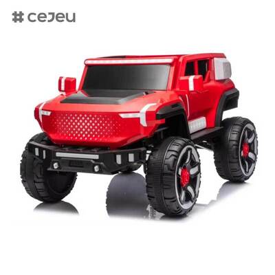 CJ-DLS-X22 2026 Remote Control 2-seater Children Riding Electric Toy Cars 12V Kids Car Off-Road Car
