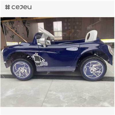 CJ-FB-S9 Antique Style Sports Cars Charging Toy New Design Electric Vehicle Lighting Music Plastic Ride-on Toy for Kids 2-4 Years 12V