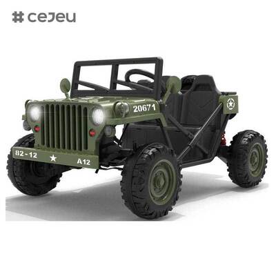 CJ-XH-JC609 Carruaje eléctrico de cuatro ruedas para niños con función de swing y música educativa de 2 a 7 años