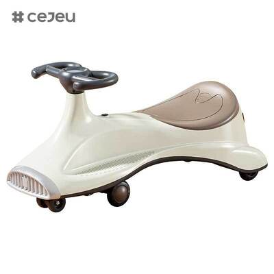 CJ-SL-V8 Twisting Rocking Bike para Niños 25-36 Meses Plástico Cuatro Ruedas Silencio Anti-Rollover para Niños y Niñas cochecitos de bebé
